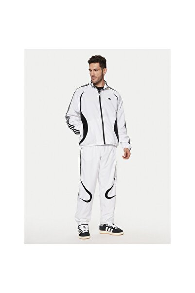 adidas Pantaloni de trening pentru bărbați JP1119 Alb