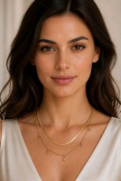 Monalisa Home Luxury Figured Adjustable Necklace