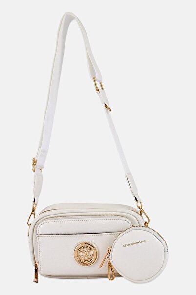 Christian Lacroix CXL by Women Eve Pebble Camera Cross Body Bag, White