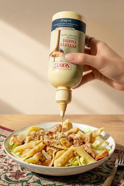 Servet Tek Kavrulmuş Tahini Pratik Sıkma Şişe - 500g