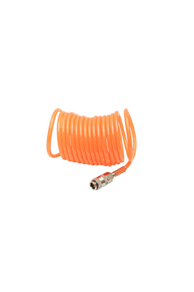 Generic Brand Furtun aer comprimat spiralat 5m, Ø 5mm, cupla rapida 1/4