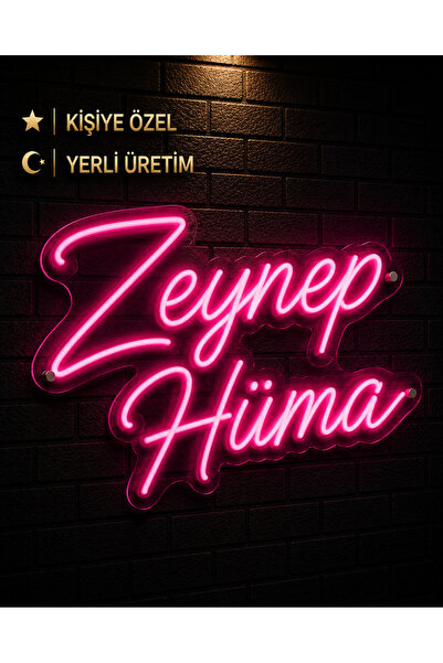 Genel Markalar Kişiye Özel LED Neon İsim Tabelası | Premium Neon LED | 3 mm P...