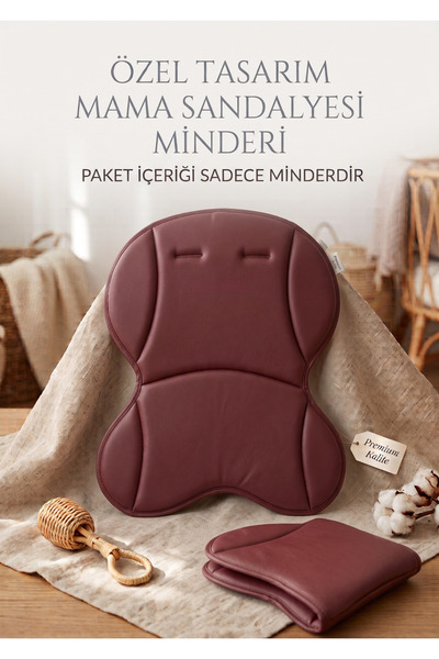 Bebeck Premimum Özel Tasarım Mama Sandalyesi Minderi Kolay Temizlenebilir