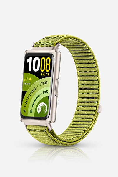 Nezih Case Huawei Band 11 / 11 Pro Uyumlu Hasır Örgü Spor Cırtlı Pratik Naylo...