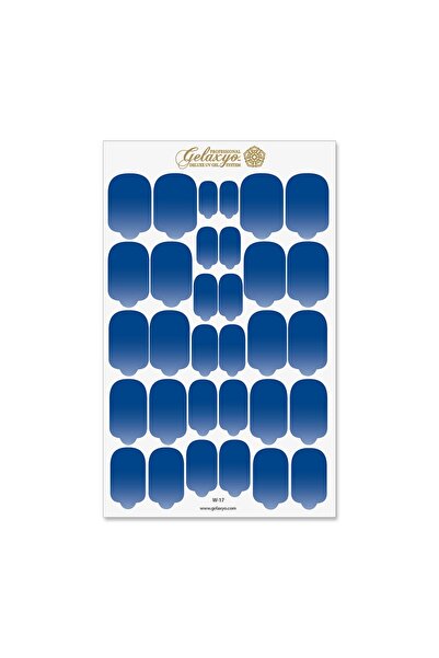 GELAXYO Nail Wraps - W17 - Dégradé Blue