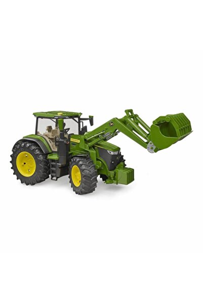 Bruder Tractor John Deere 7R 350 cu încărcător frontal 03151