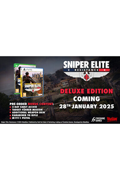 Fireshine Games Sniper Elite Resistance Deluxe Edition Παιχνίδι για Xbox Seri...