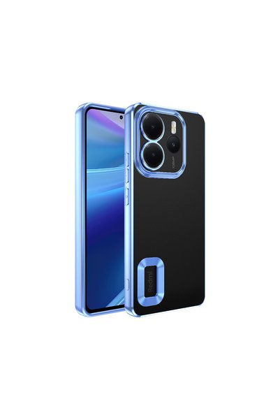 zore Xiaomi Redmi Note 14 4g Case with Camera Lens Protection, Logo Display, ...