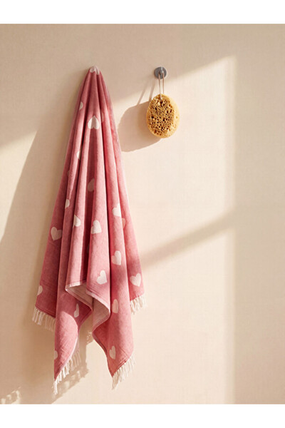 LC Waikiki I Heart Embroidered Peshtemal Towel 90X165 cm from Freezen Store