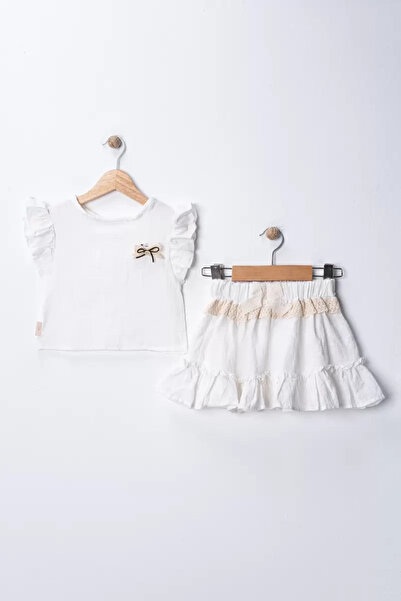 Veraura Lifestyle 1/5 Age Children's Set with Linen Cotton Fabric Skirt
