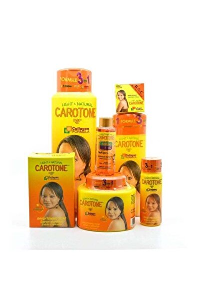 Carotone Brightening & Black Spot Corrector 7 Piece Set Lotion, Cream, BSc, S...