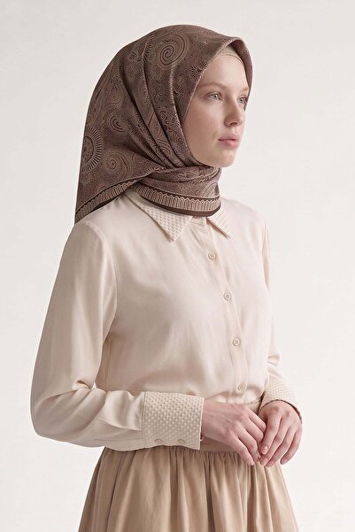 Levidor وشاح مارفيللا بنمط عرقي بني