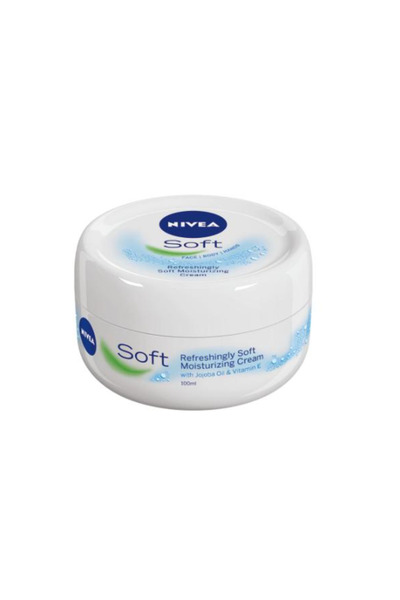NIVEA Crema Hidratanta de Corp - Soft Moisturizing Cream, 100 ml
