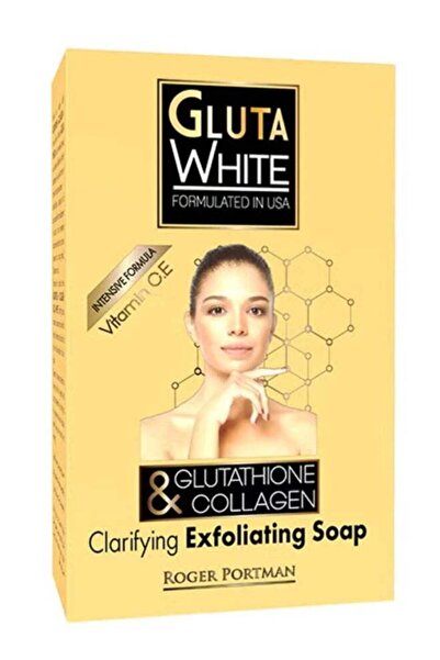 GLUTA WHITE Glutathione & Collagen Clarifying & Exfoliating Soap