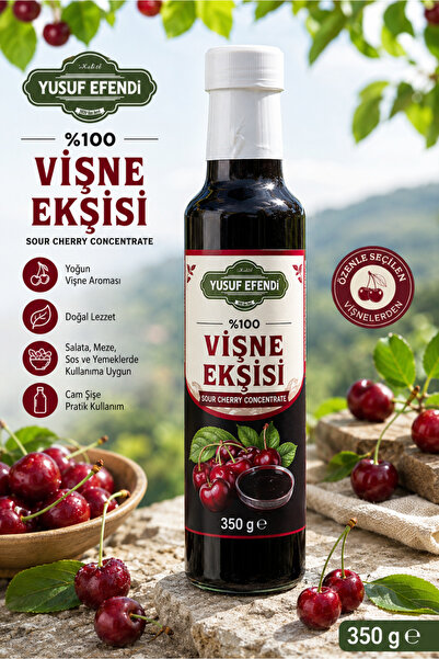 YUSUF EFENDİ %100 Vişne Ekşisi 350 g x 2 Adet
