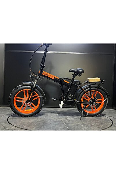 Strada E-Bro Hidrolik Disk Fat Bike Katlanabilir 20 Jant Elektrikli Bisiklet ...