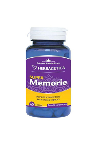 herbagetica Super Memorie Herbagetica, 60 capsule