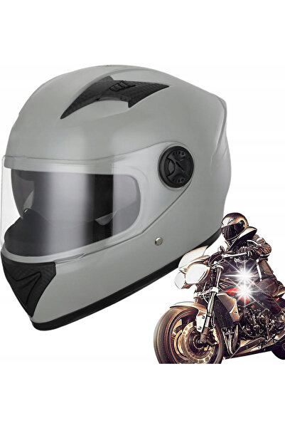 Lamex Cască de motocicletă, protecție pentru bărbie, scuter, quad, kart, blen...