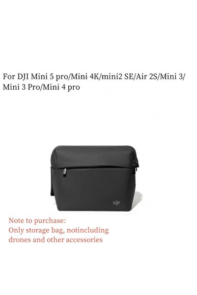 Choice حقيبة ظهر سوداء بشعار لـ DJI NEO/Mini 5 Pro، حقيبة كتف، حقيبة تخزين، ح...