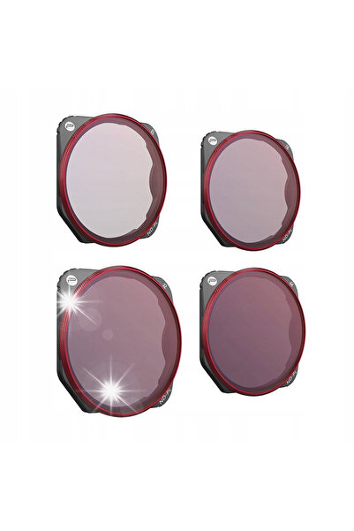 PgyTech Set de filtre Nd-Pl8/16/32/64 rezistente pentru drona Dji Mavic, de p...