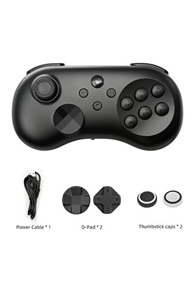 Choice1 Black Wireless Hall Effect Game Controller Y04 – 6-Button Fighting Ga...
