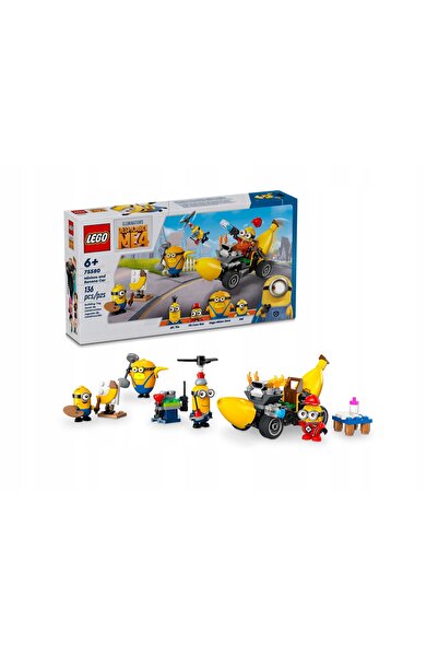 LegoPazar Lego 75580 Minioni și Camionul cu Banane