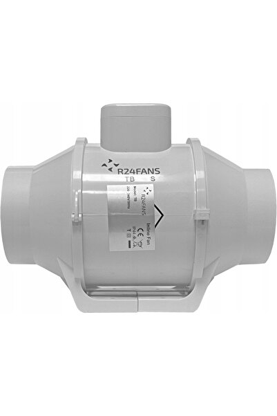 NO BRAND Ventilator axial de tubulatură cu două viteze 218m³/h tb125 s rulmen...