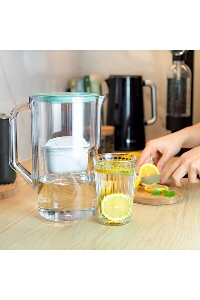 NO BRAND Cană filtrantă din plastic Aquafloow J-Maxi 2,5L Mentă + 10 filtre