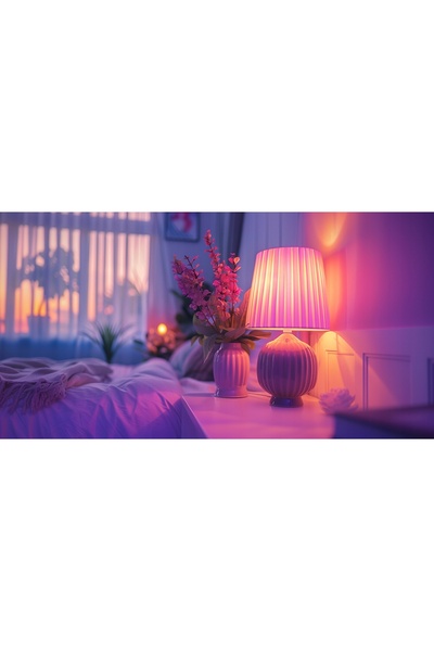 NO BRAND 4x Bec LED RGB E14 4.9W = 40W 470Lm, Controlabil prin aplicație Wi-F...