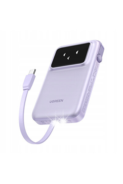 Ugreen Baterie externă pentru telefon, capacitate mare 10000mAh, USB-A + USB-...
