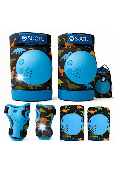 NO BRAND Protecții pentru patine cu rotile pentru copii Suotu - Set complet c...