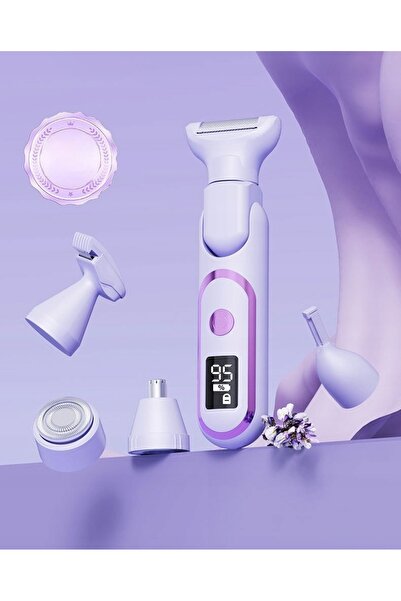 NO BRAND Epilator 5-în-1 pentru femei - Dispozitiv multifuncțional pentru înd...