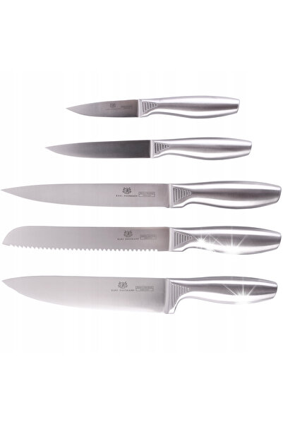 NO BRAND Set cuțite de bucătărie din oțel No Ze Steel, 5 piese, Dario