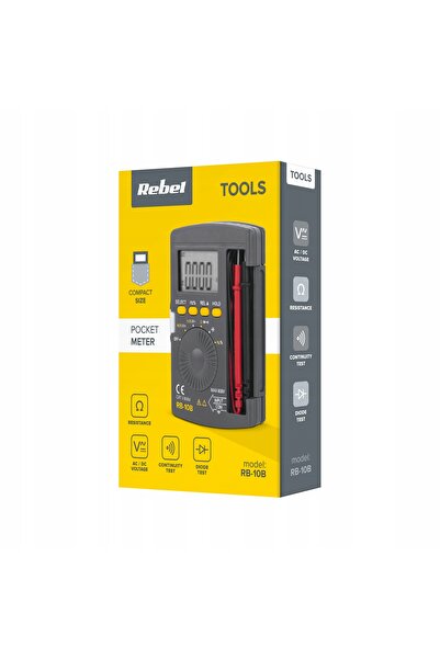 NO BRAND Multimetru universal de buzunar Rebel Tools Rb-10B