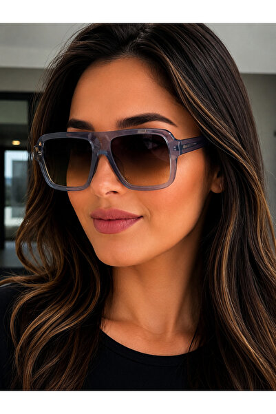 Bymiel Women's Marble Pattern Oversized Square Sunglasses Uv400 Protected Gra...