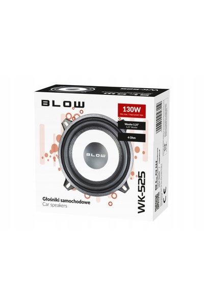 NO BRAND Difuzor auto de bas de mare putere 130W 13cm 130mm 5.25 "