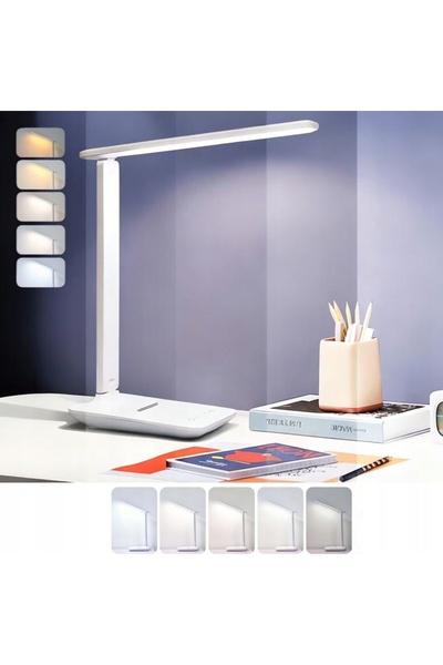 NO BRAND Lampă de birou LED, lumină de noapte pentru lectură școlară, reglabi...