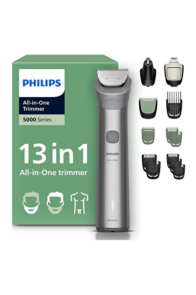 Philips 5000 Serisi 13in1,Erkek Bakım Seti,Yüz/Saç/Vücut Tıraş Makinesi,Islak...