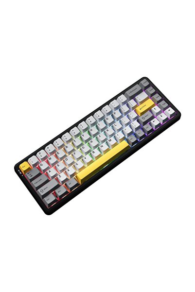 NO BRAND Ajazz Ak680 Max (8+8K) Tastatură Mecanică cu Switch-uri Magnetice Negru