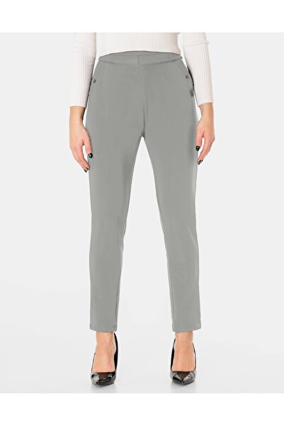NO BRAND Pantaloni eleganți de damă tip business, cu talie înaltă, 1086-1 8xl...
