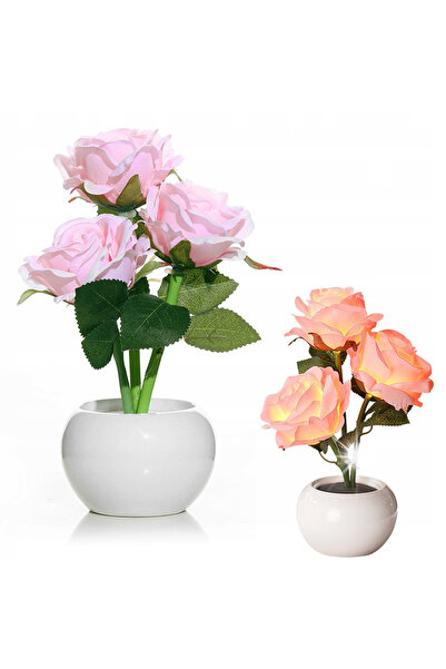 NO BRAND Lampă de veghe cu trandafir etern, cadou pentru femei