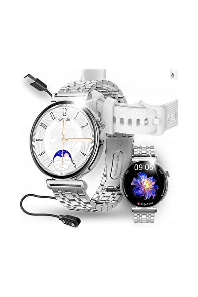 JG Smart SMARTWATCH CEAS DE DAMĂ CU MĂSURARE ECG, Tensiune arterială, Ritm ca...