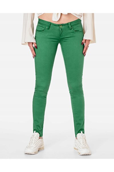 NO BRAND Pantaloni eleganți subțiri de damă, skinny, din bumbac elastic, de v...