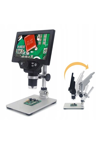 Mustool Microscop digital HD LCD 7 " 12MP 1200X cu suport