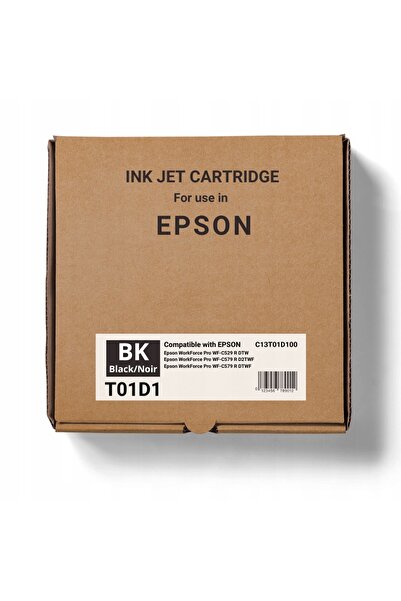 NO BRAND Cerneală nouă T01D1 XXL Negru pentru EPSON WorkForce WF-C579R D2TWF ...