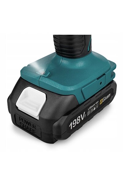 NO BRAND Pistol de lipit la cald fără fir de 100W - 11mm, 2 Baterii și 10 Bat...