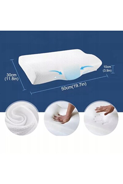 NO BRAND Pernă ortopedică din spumă cu memorie pentru cei care dorm pe o parte