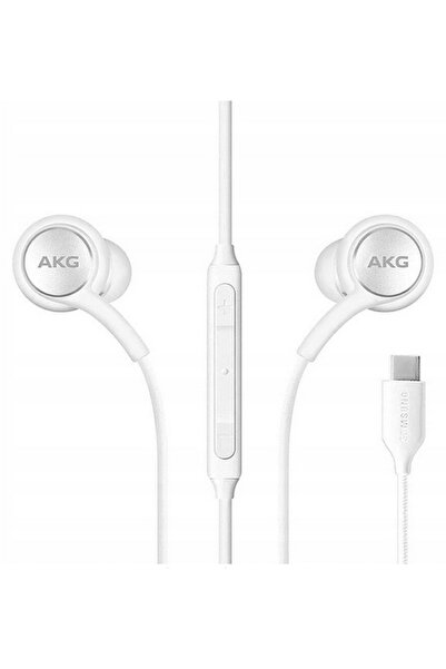 Samsung Căști intraauriculare cu fir AKG USB TYPE C - ALBE (EO-IC100BWEG)