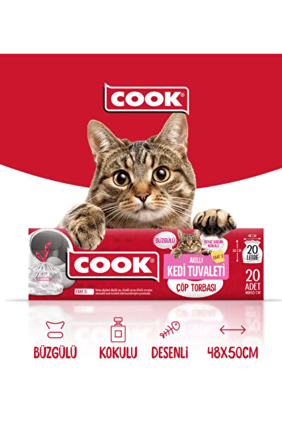 Genel Markalar AKILLI KEDİ ATIK TORBASI-Çöp poşeti - Haustier (Özellikle CB00...