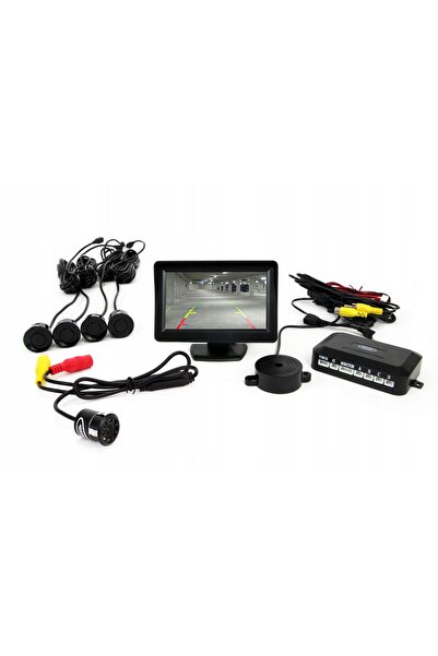 AMIO Kit senzori de parcare TFT01 4.3 " cu cameră HD-308-LED, 4 senzori, negru